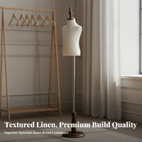 Half Body Kids Mannequin Lightweight Kids Half Body Mannequin Easy Assembly