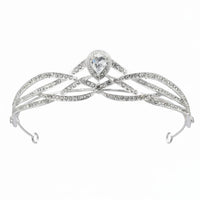 Stylish Headband, Bridal Tiara Hair Accessory, Alloy with Zirconia, Elegant Wedding Photo Prop