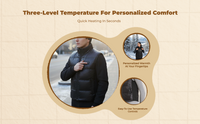 Heated Vest Adjustable Fit Winter Outdoor Hydration Storage