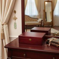 Wooden Jewelry Box Long-Lasting Jewelry Organizer Box Anti-Scratch