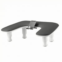Manicure Hand Rest Phone Holder Padded Top U-Shaped Manicure Arm Rest PU-Covered