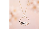 Necklace with Bird Pendant Dainty Pendant Necklace Minimalist for Women