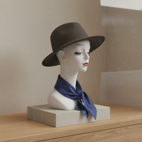 Mannequin Head with Shoulders Smooth Surface Head and Shoulder Display PVC for Retail Store, Salon