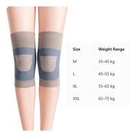 2 Pieces Silk Knee Warmer Warm Fleece Lined Knee Sleeve Supportive for Women