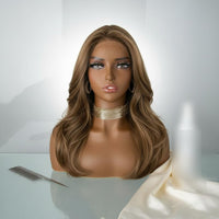 Hairpiece Display Head with Makeup Female Mannequin Bust Ear Holes Mannequin Head Bust for Hair Salon Owners