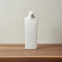 Necklace Display Bust Minimalist Design Necklace Bust Display White Plaster Neck Form Lightweight Locket Chain Organizer