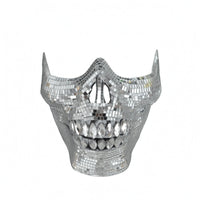 Horned Skull Mask Mosaic Costume Accessory Handmade