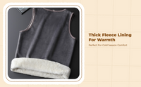 Sleeveless Top, Fleece Lined, Winter Layer, Gym