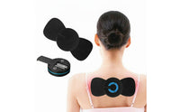 EMS Cervical Massage Device Ergonomic Electrode Pad with Control Unit Cordless
