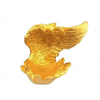 Angel Wing Ornament Holder Textured Bowl Holder Stable Base Home Decoration