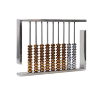 Abacus Ornament Silver-Tone Decorative Abacus Geometric for Collectors