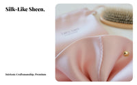 Silk-Like Ribbon Grip Fastener Elegant Design Ribbon Hair Grip Ponytail Holder Fastener Versatile Strong Grip for Women