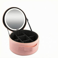 Travel Makeup Bag with Light Divided Compartments Personal Care Storage
