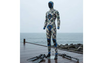 Hooded Wetsuit Padded Chest and Knees Hooded Diving Suit Two-Piece Spearfishing Suit High Elasticity