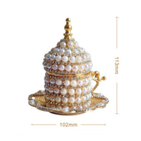 Turkish Coffee Cup Set Luxury Gift Pearl Coffee Cup Set Easy to Clean