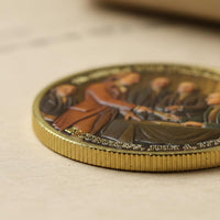 American Independence Commemorative Coin Polished Finish for History Buffs