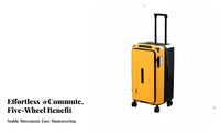 Front-Accessing Luggage Large Capacity Trolley Case Expandable Design