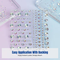 Automatic Eye Makeup Sticker, No Glue, Fairy Crystal Face Decor