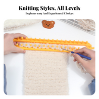 Coral Fleece Scarf Kit, DIY Yarn, Knitting, Gift
