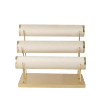 3 Tier Necklace Display Stand Tabletop Bracelet Holder Sturdy Base for Vanity