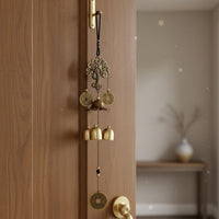 Dragon Wind Chime Gift Idea Brass Dragon Chime Good Luck for Balcony