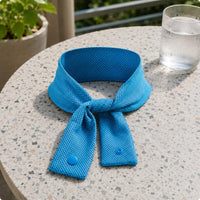 Neck Cooling Scarf Soft Snap Button Neck Wrap Long Narrow for Athletes