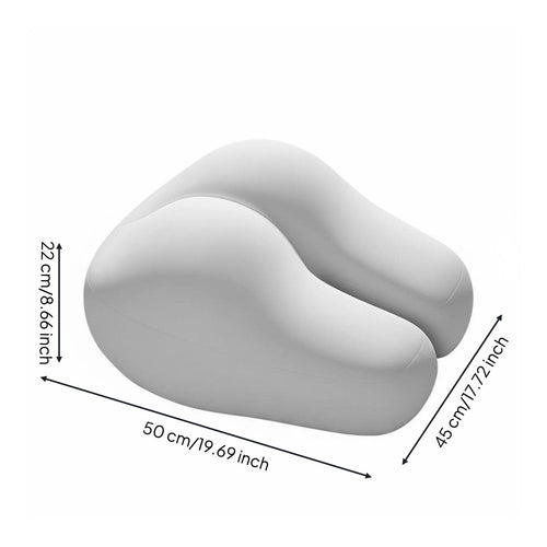 Curved Memory Foam Pillow Soft and Supportive Support Cushion for Bedroom