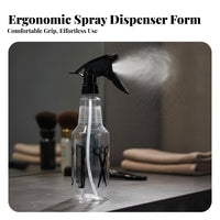 Stylist Water Spray Bottle Multipurpose Stylist Spray Bottle Plastic Hair Mister Multi-Use Hairdressing Tool Reusable