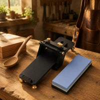 Linear Rail Knife Honing Tool Fine Grinding Fixed Angle Honing Tool Portable Whetstone Holder for Woodworkers, Carpenters
