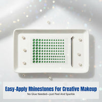 Crystal Shine Brow Sticker, Acrylic Tear Gem, Stage Makeup