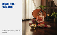 Dai Ethnic Women's Red Traditional Dress, Thai Style, Water Festival, Spa Reception, Studio Outfit