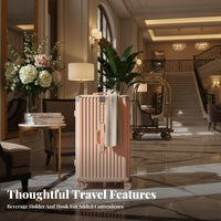 Hard Shell Suitcase Flexible Dividers Trolley Case Wet/Dry Separation