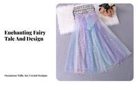Sheer ice crystal Cloak Easy to Wear ice crystal Print Hooded Mantle for Halloween