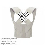 Back Posture Corrector Muscle Memory Hunched Back Correction Belt Washable