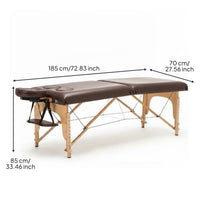 Folding Massage Bed Foldable Folding Massage Table Carrying Case Included Spa Table for Beauty Salon Workers, Therapeutic Office