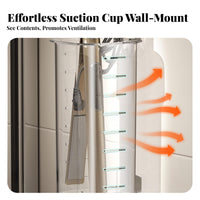 Space-Saving Suction Cup Curling Iron Holder Strong Adhesion Wall Mounted Hair Straightener Rack Fast Heat Dissipation for Renters, Washroom
