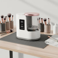 Makeup Brush Washer Dryer 3 in 1 Electric Makeup Brush Cleaning Touch Control Beauty Tool Dryer for Vanity