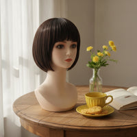 Mannequin Head with Hair Smooth for Boutiques