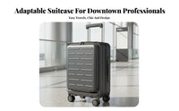 Expandable Design Frontentry Luggage Telescopic Handle Hardside Luggage Scratch-Resistant Shell Rolling Suitcase Lightweight for Vacationers, Business Professionals, Vacation, Vacations, Airports, Train Stations