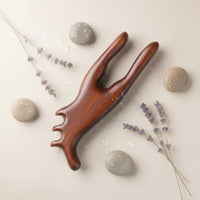 Sandalwood Ear Reflexology Tool Acupoint Stimulation Wooden Ear Massage Tool