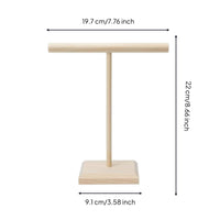 Hair Tie Storage Rack Sturdy Wooden Jewelry Display Stand Sturdy
