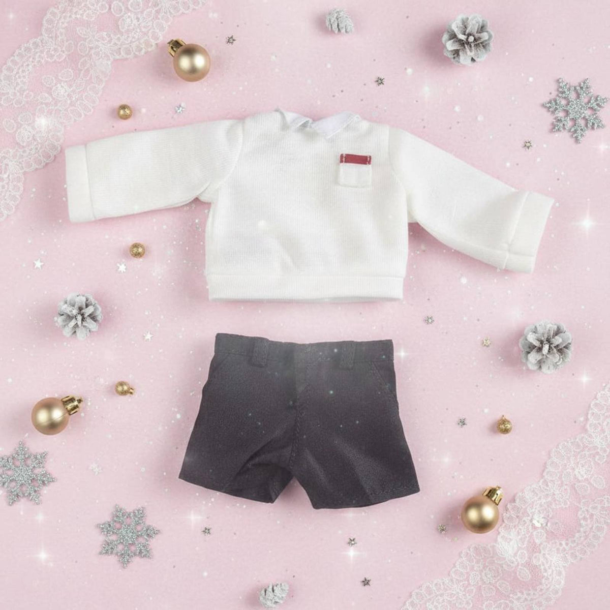 BJD Doll Clothing Set Trendy Design Action Figure Outfit for Hobbyists