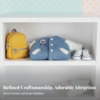 OB11 Doll Outfit Gift OB11 Doll Athletic Jacket Snap Button Closure Miniature Baseball Jacket for Display