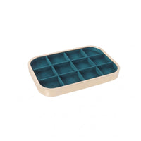 Jewelry Display Tray Rounded Corners Rectangular Jewelry Tray Aluminum Alloy