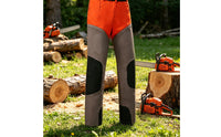 Chainsaw Safety Pants Heavy Duty Cut-Resistant Leg Guards High Visibility