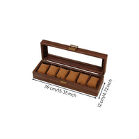 Watch Organizer Box Compartmentalized Watch Display Box Soft Cushion
