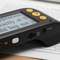 Low Vision Magnifier 2x-25x Zoom Digital Magnifier LCD Screen for Newspaper
