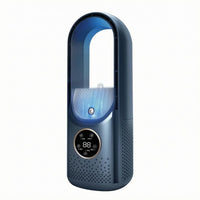Bladeless Spray Fan Mist Function Desktop Humidifying Fan Digital Control Panel
