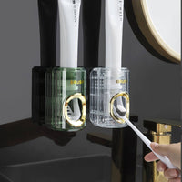 Automatic Toothpaste Dispenser Easy to Clean Wall-Mounted Toothpaste Press