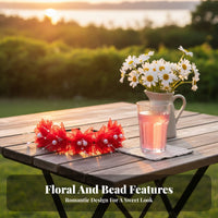 Floral Hairband for Children, Flower Wreath Headband, Tulle Mesh, Sweet Korean Design, Handmade, Event, Bride